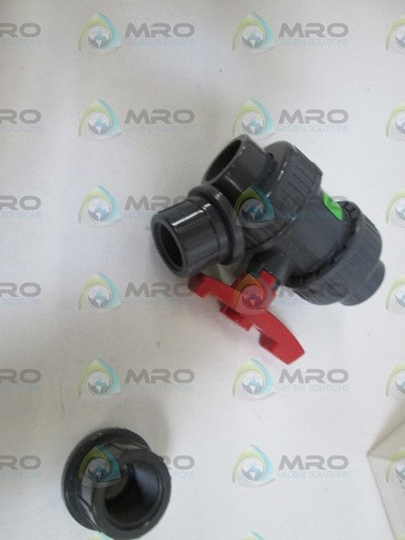 LOT OF 2 TECO PLASTIC PVC PN16 / D20-1/2" DN 15 (EPDM) NSMP