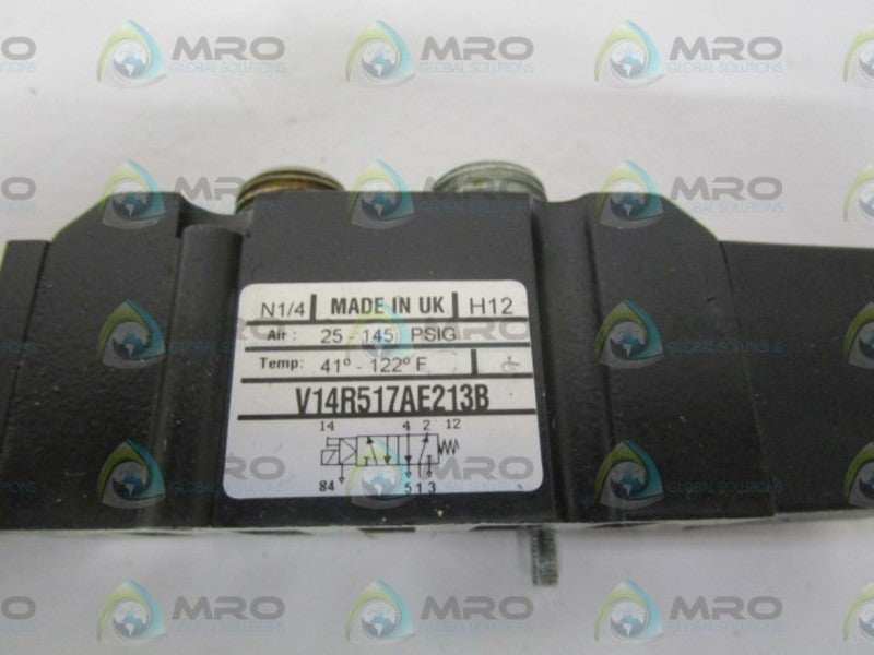 NORGREN V14R517AE213B SOLENOID VALVE UNMP