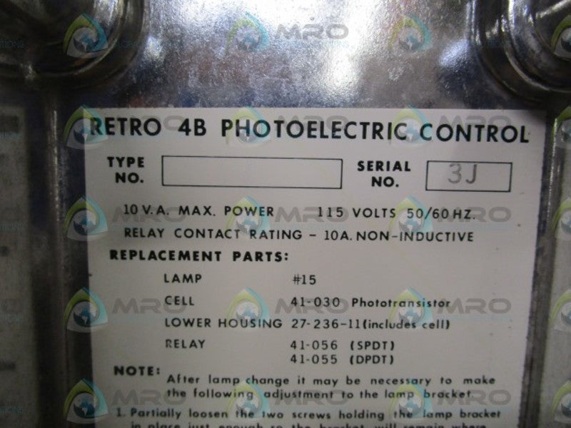 MICRO SWITCH 4B PHOTOELECTRIC CONTROL NSNP