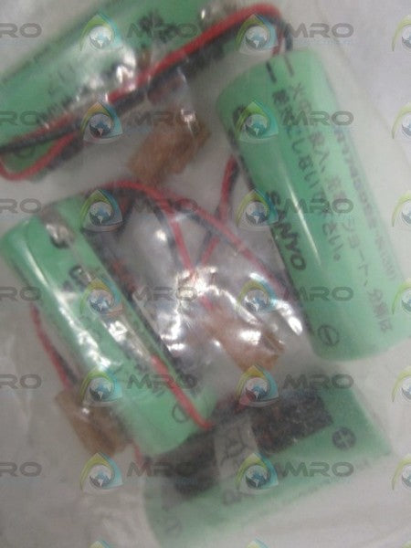 LOT OF 4 FANUC A9BL-0031-0012 LITHIUM BATTERY NSMP