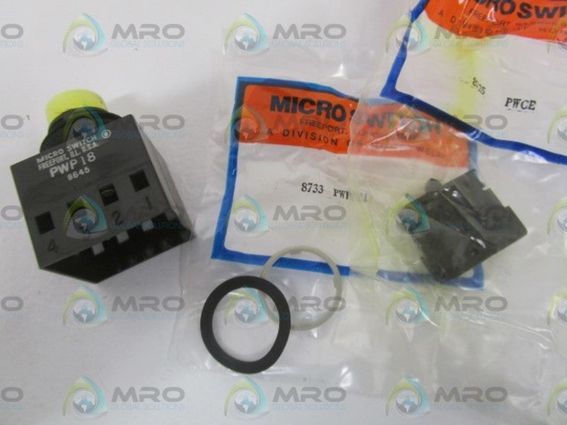 MICRO SWITCH PWP28E PUSHBUTTON NSMP