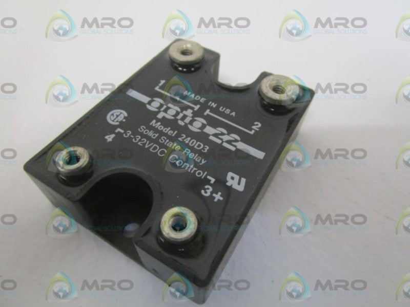 OPTO 22 240D3 SOLID STATE RELAY NSNP