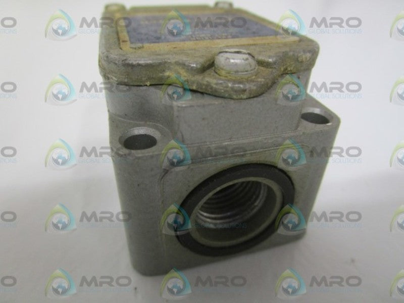 MICRO SWITCH 8LS3 PRECISION LIMIT SWITCH (BODY ONLY)(GREY) UNMP