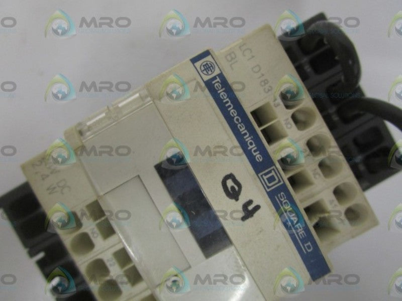 TELEMECANIQUE LC1 D183BL CONTACTOR 24VDC UNMP