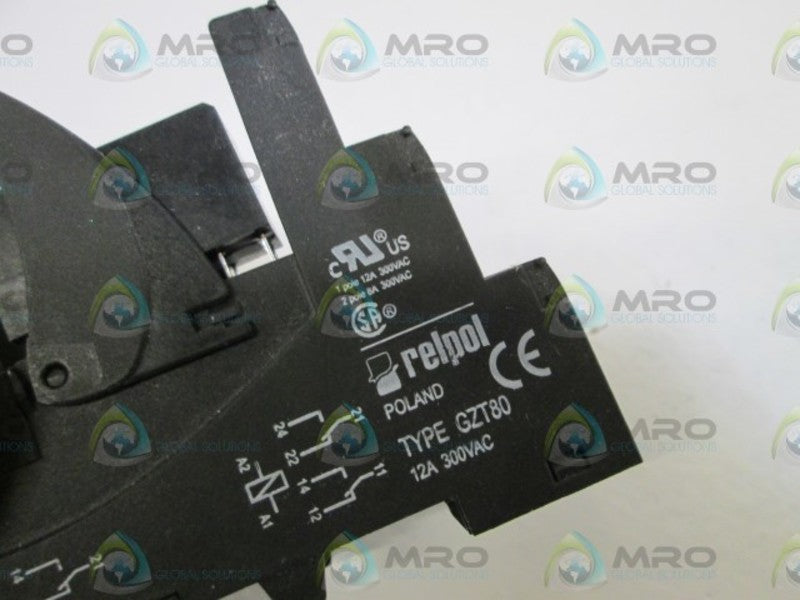 REPOL SOCKET FOR RELAY GZT80 NSNP