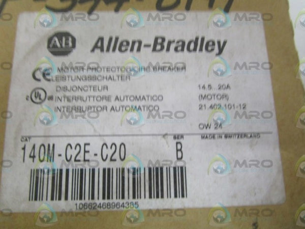 ALLEN BRADLEY 140M-C2E-C20 SER. B  NSMP