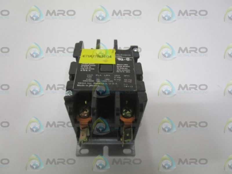 FURNAS 42BF15AHBLZ CONTACTOR (AS PICTURED) NSNP