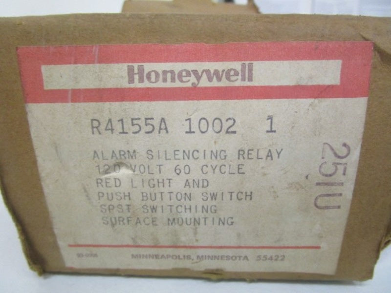 HONEYWELL R4155A1002 ALARM SILENCING RELAY NSMP