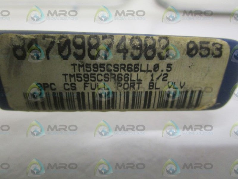 NIBCO TM595CSR66LL 1/2" BALL VALVE NSNP