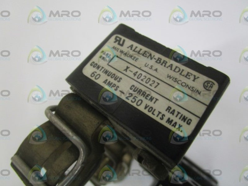 LOT OF 2 INDUSTRIAL SPARE PART X-402027 FUSE BLOCK  NSNP