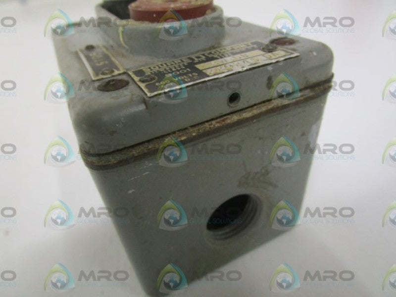 SQUARE D 9001-BW-50 CONTROL STATION UNMP