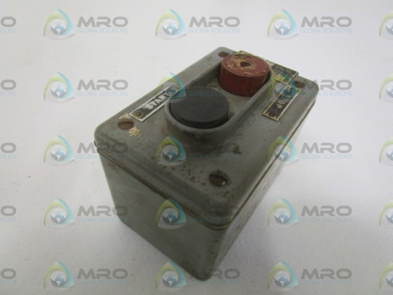 SQUARE D 9001-BW-50 CONTROL STATION UNMP