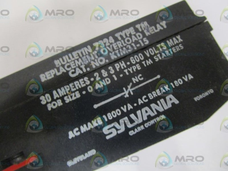 SYLVANIA KTM31-15 AUXILIARY CONTACT NSMP