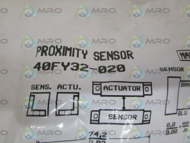 MICRO SWITCH 40FY32-020 PROXIMITY SENSOR NSMP