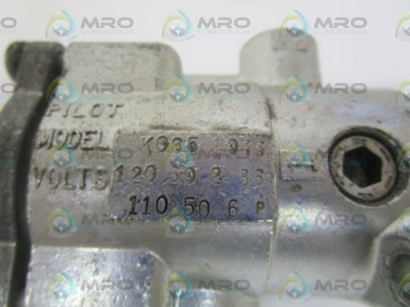 PARKER K065-1033 SOLENOID VALVE UNMP