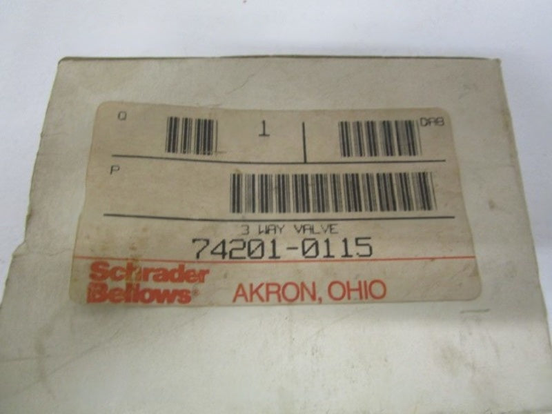SCHRADER BELLOWS 74201-0115 3 WAY VALVE NSMP