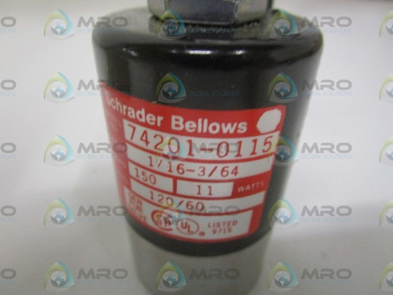 SCHRADER BELLOWS 74201-0115 3 WAY VALVE NSMP