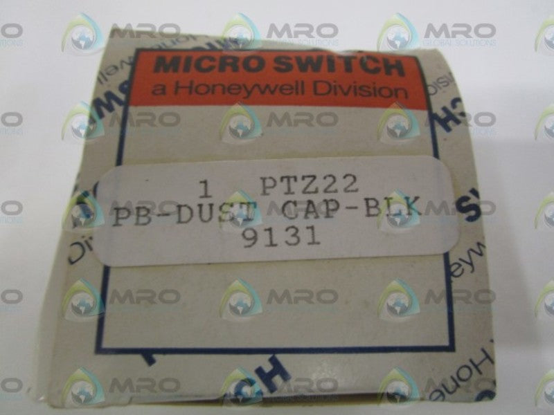 MICRO SWITCH PTZ22 PUSHBUTTON DUST CAP/BLACK NSMP