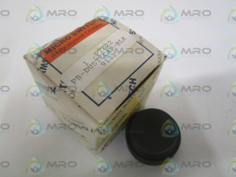 MICRO SWITCH PTZ22 PUSHBUTTON DUST CAP/BLACK NSMP