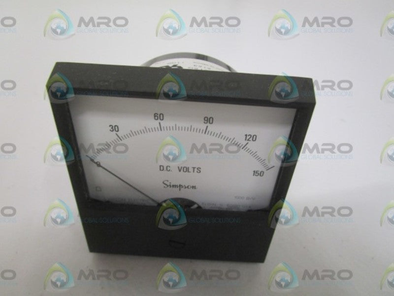 SIMPSON 17533 PANEL METER 0-150DCV NSMP