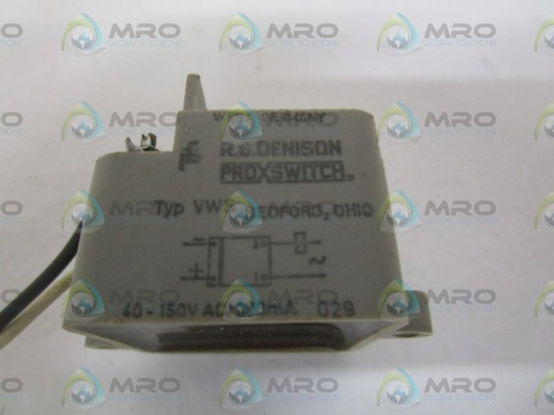R.B. DENISON PROXSWITCH VWS CONTACT BLOCK UNMP