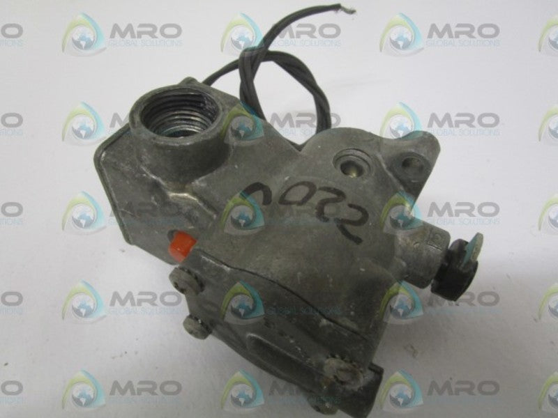PARKER K085-9025 AIR PILOT VALVE UNMP
