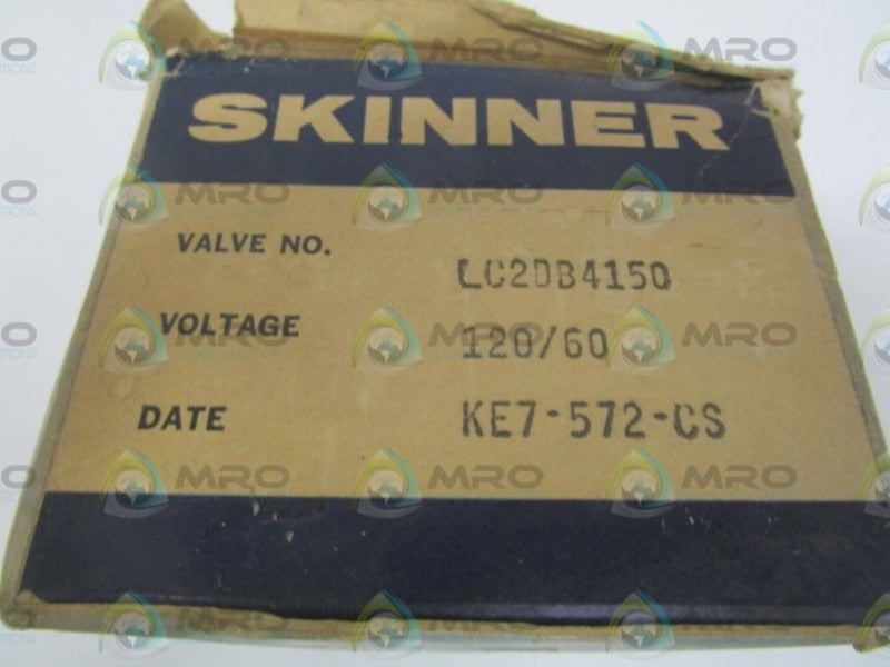 SKINNER VALVE LC2DB4150 120V SOLENOID VALVE NSMP