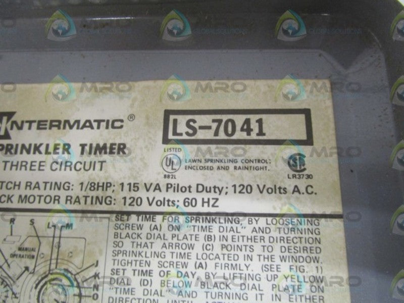 INTERMATIC LS-7041 NSNP