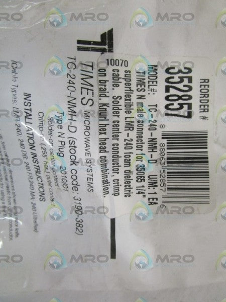 TIMES TC-240-NMH-D MALE CONNECTOR NSMP