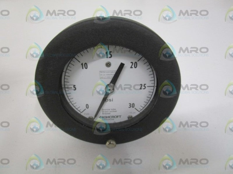 ASHCROFT 451377AS02B-3-15#&0/30# RECEIVER GAUGE 3-15PSI 0-30PSI  NSMP