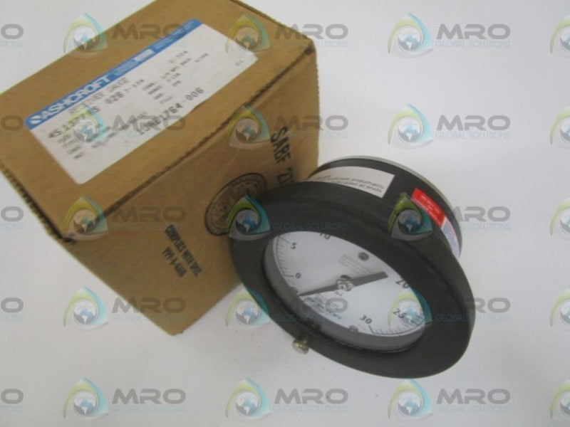 ASHCROFT 451377AS02B-3-15#&0/30# RECEIVER GAUGE 3-15PSI 0-30PSI  NSMP
