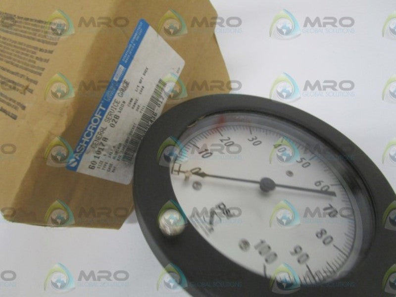 ASHCROFT 601017A02B-100# PRESSURE GAUGE 0-100 PSI  NSMP