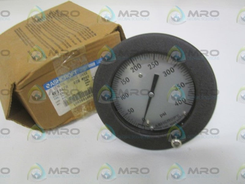 ASHCROFT 451017A02B-400# PRESSURE GAUGE 0-400 PSI  NSMP