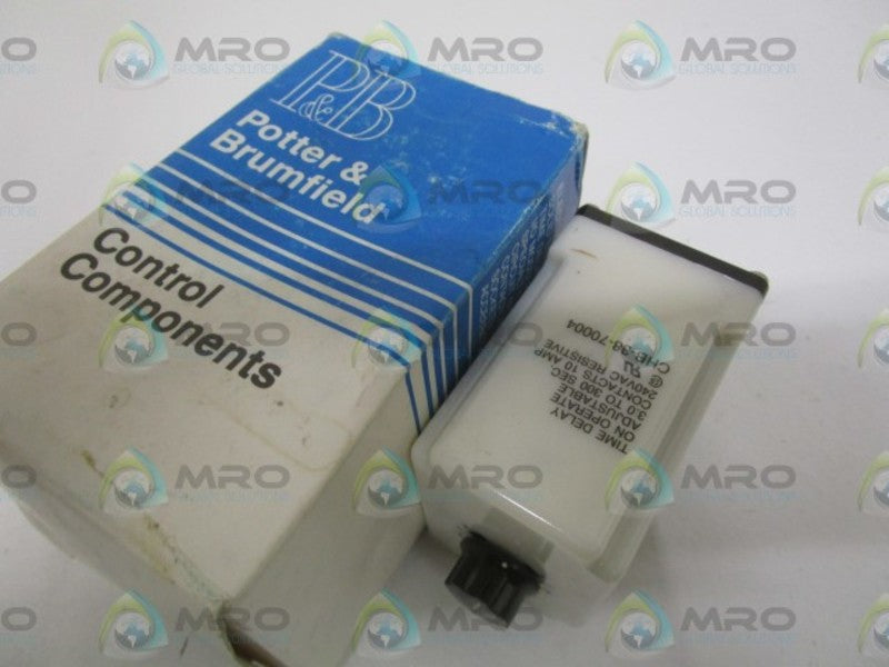 POTTER & BRUMFIELD CHB-38-70004 TIME DELAY RELAY 3-300 SEC. NSMP
