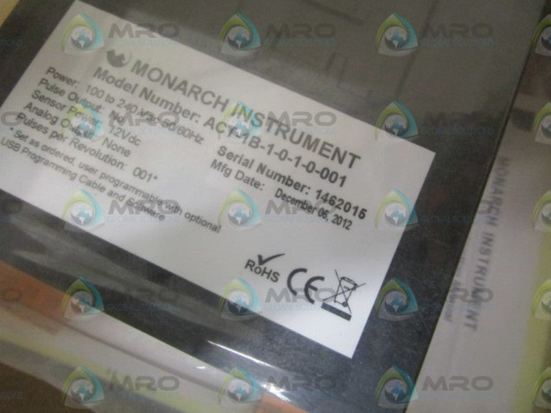 MONARCH INSTRUMENT ACT-1B-1-0-1-0-001 NSMP