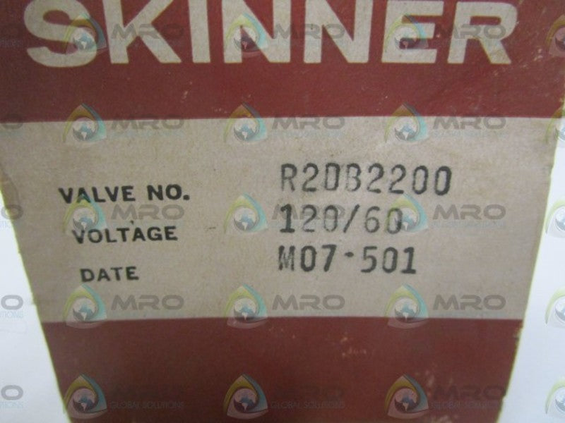 SKINNER VALVE R20B2200 SOLENOID VALVE 120/60 NSMP