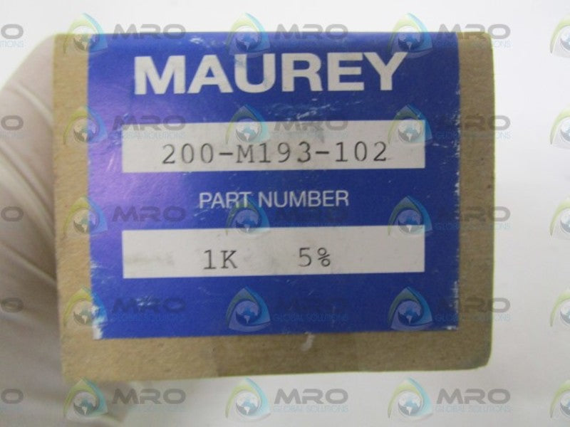 MAUREY 200-M193-102 RESISTOR 1K 5% NSMP