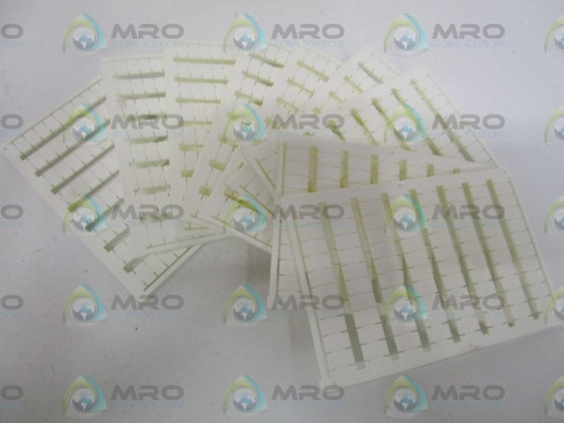 LOT OF 9 PHOENIX CONTACT UC-TM 6 TERMINAL BLOCK MARKERS NSMP