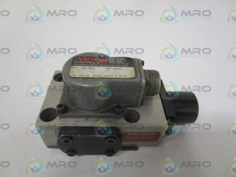 MOOG 73-103 SERVO VALVE UNMP