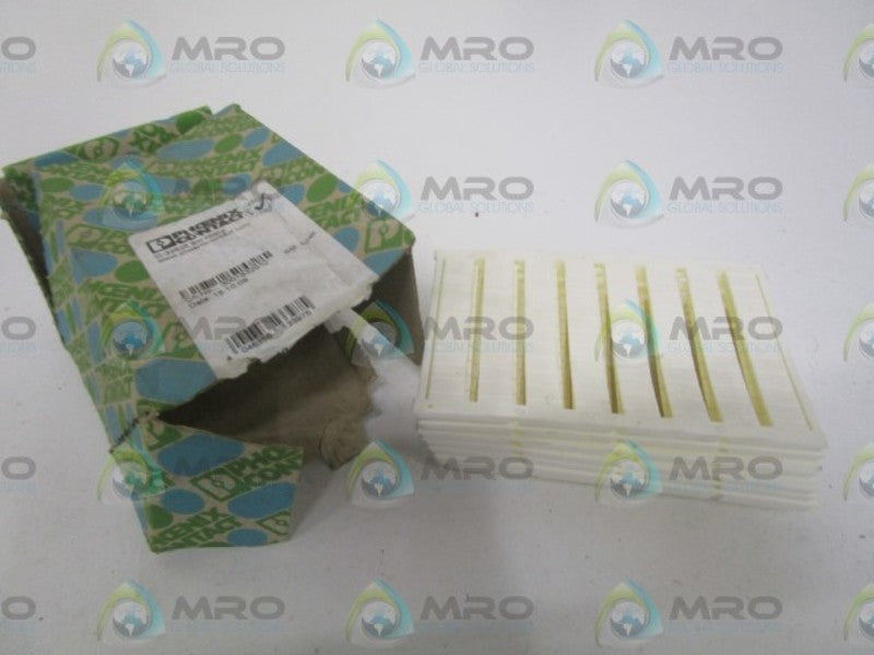 LOT OF 8 PHOENIX CONTACT UC-TM 6 TERMINAL BLOCK MARKERS NSMP