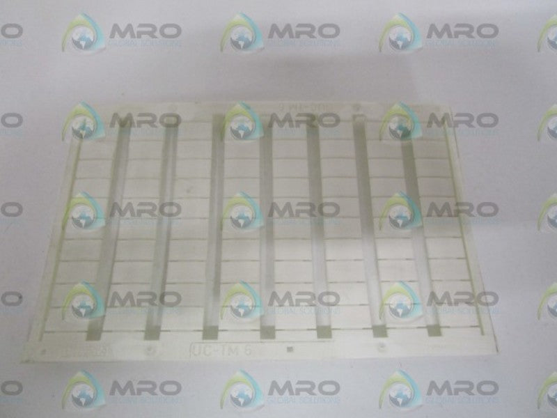 LOT OF 8 PHOENIX CONTACT UC-TM 6 TERMINAL BLOCK MARKERS NSMP