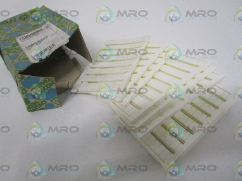 LOT OF 8 PHOENIX CONTACT UC-TM 6 TERMINAL BLOCK MARKERS NSMP