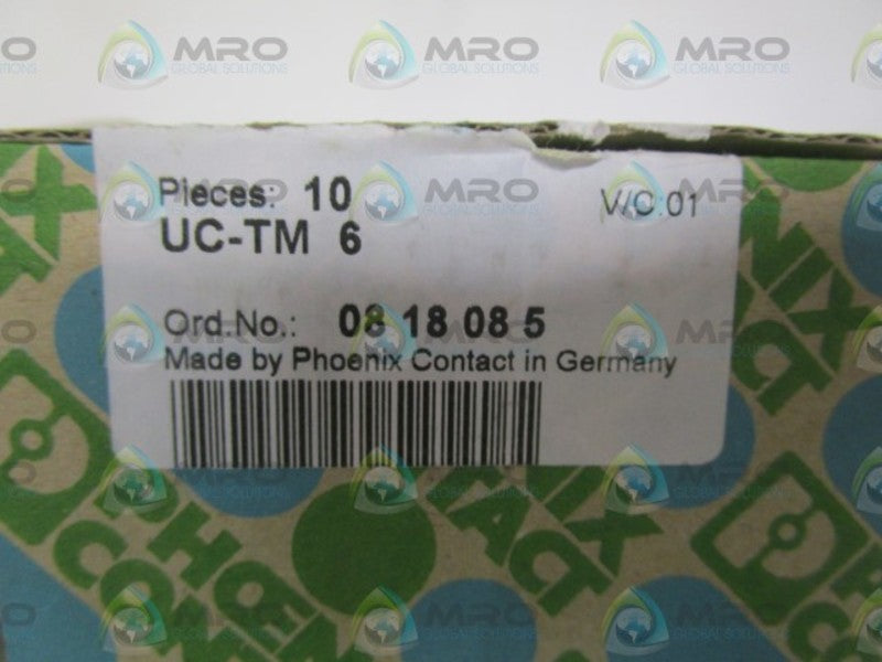 LOT OF 10 PHOENIX CONTACT UC-TM 6 TERMINAL BLOCK MARKERS NSMP