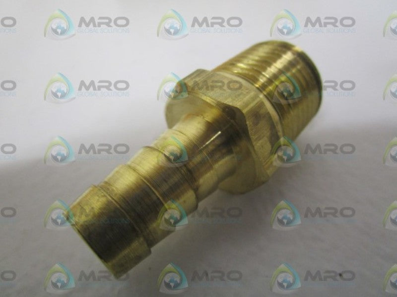 LOT OF 11 PARKER 6X411 BRASS HOSE BARB 1/2" NSMP