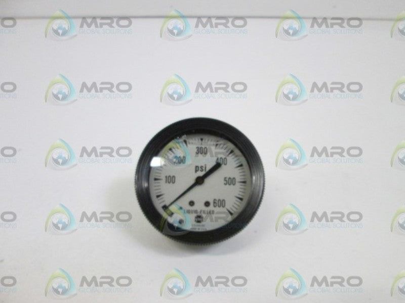 USG PRESSURE GAUGE 0-600PSI UNMP