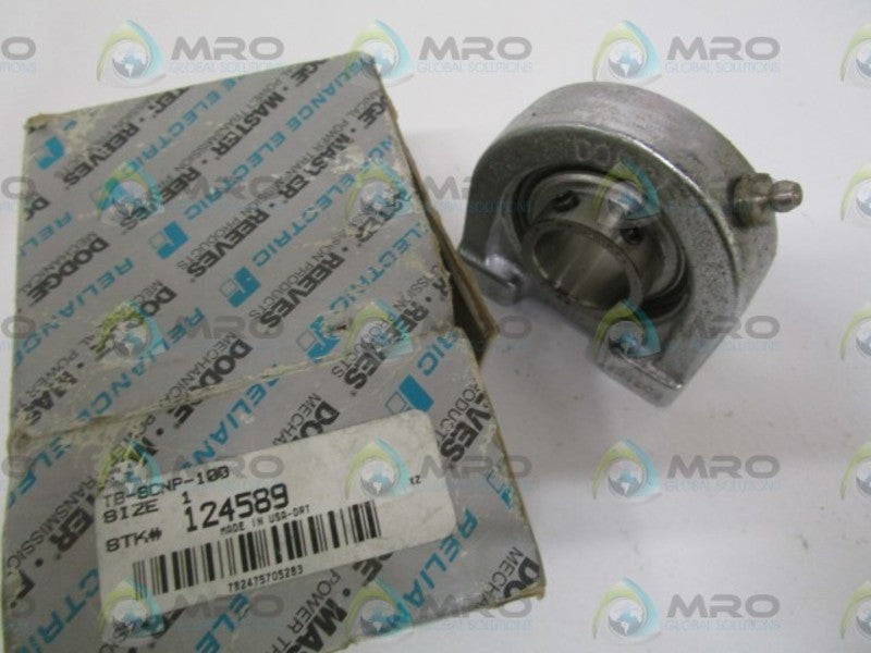 RELIANCE ELECTRIC TB-8CNP-100 BALL BEARING PILLOW BLOCK NSMP