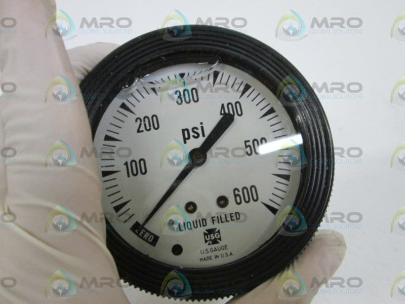 USG PRESSURE GAUGE 0-600PSI UNMP