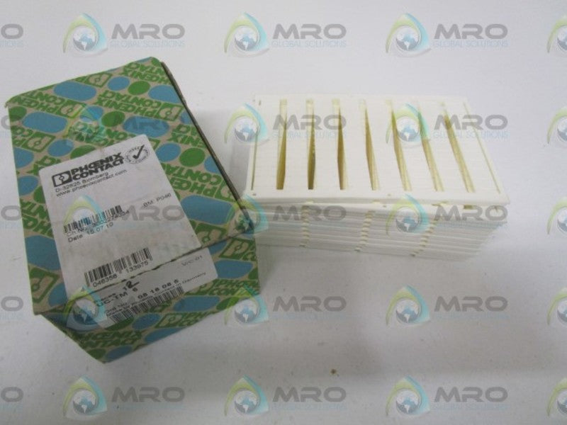 LOT OF 12 PHOENIX CONTACT UC-TM 6 TERMINAL BLOCK MARKERS NSMP