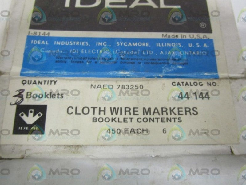 LOT OF 3 IDEAL 44-144 NSMP