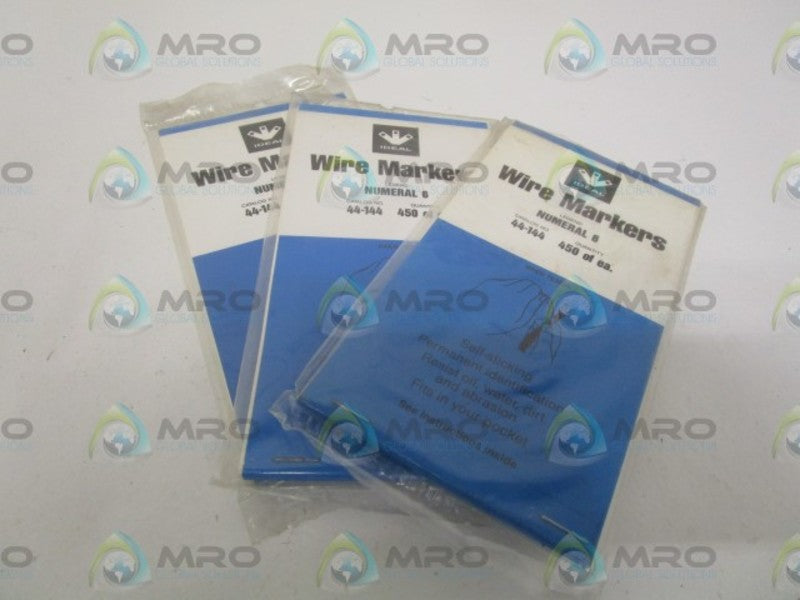 LOT OF 3 IDEAL 44-144 NSMP